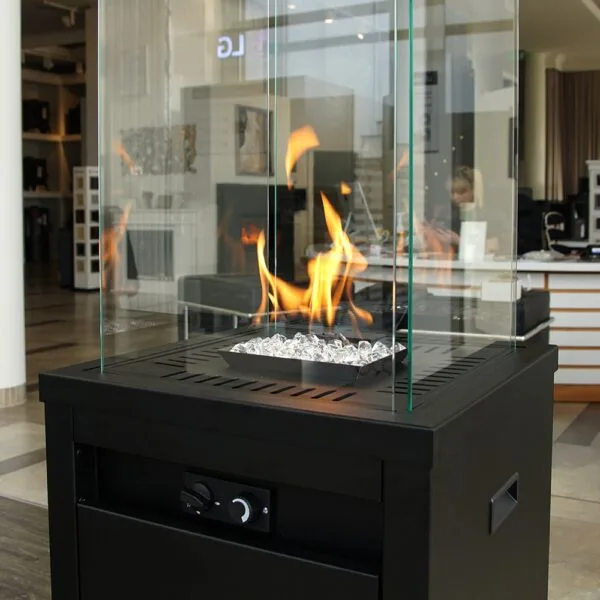 PATIO Gassvarmer med Glasspanel – Sort, Automatisk, 8,2 kW - Bilde 6
