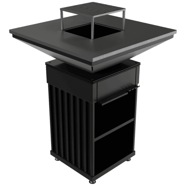 Peis med grill Quadrum Vertical - Bilde 3