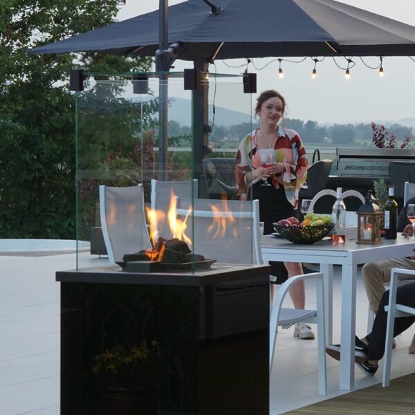 PATIO Gassvarmer med Glasspanel – Manuell, 8,2 kW - Bilde 11