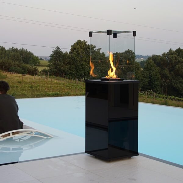 PATIO Gassvarmer med Glasspanel – Manuell, 8,2 kW