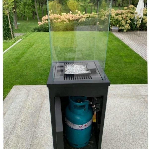 PATIO Gassvarmer med Glasspanel – Sort, Automatisk, 8,2 kW - Bilde 8