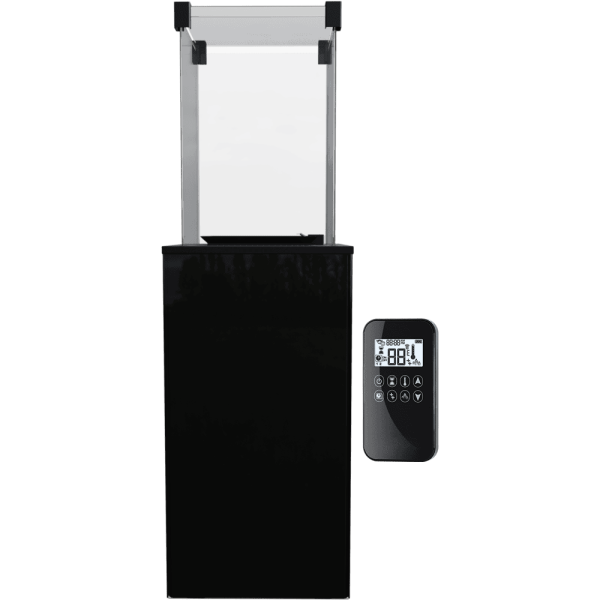 PATIO Gassvarmer med Glasspanel – Sort, Automatisk, 8,2 kW - Bilde 3